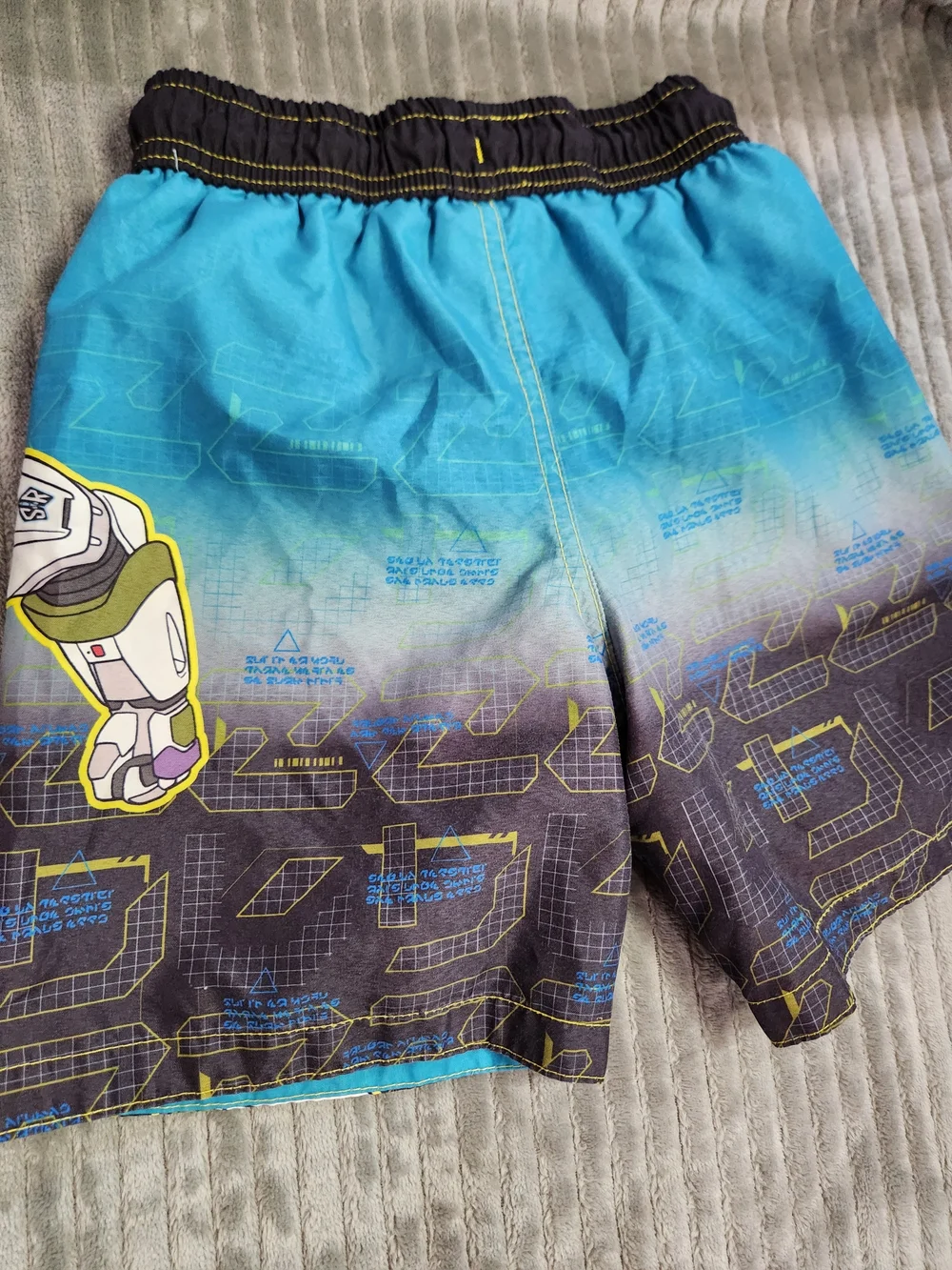 Buzz Lightyear Graphic Swim Shorts for Kids Blue Toy story size 4 swim trunks